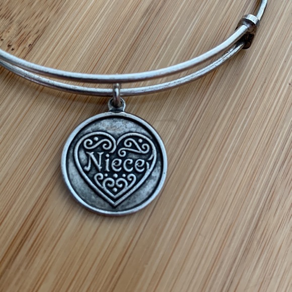 Alex and Ani bracelet with Niece charm - Picture 2 of 6